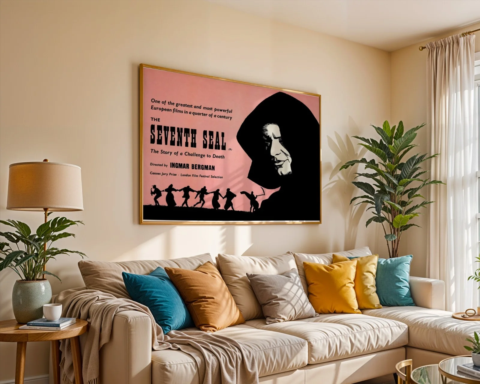 The Seventh Seal - 1957 Art House Fantasy Restored 30" x 40" UK Quad Poster, изображение 5