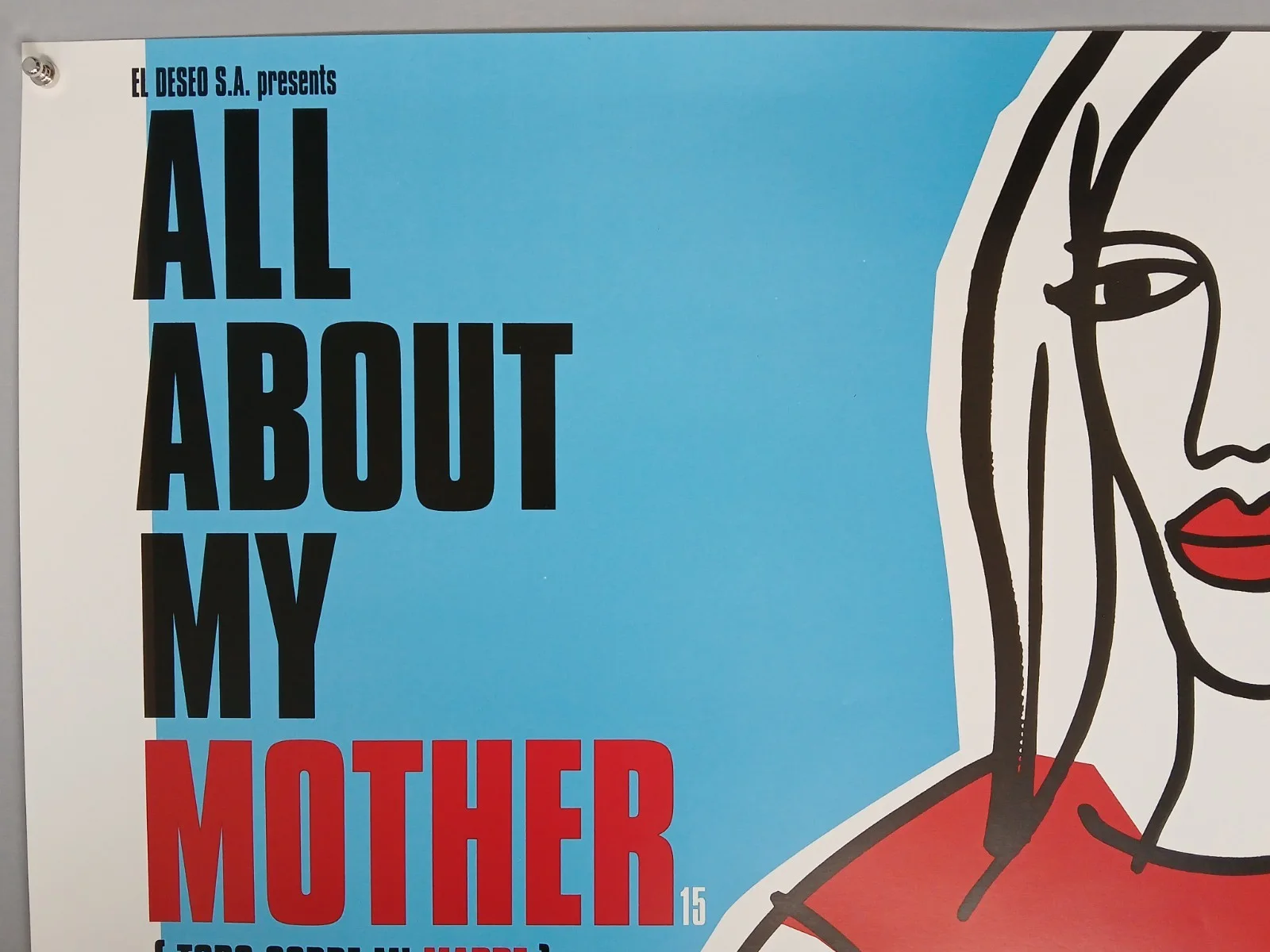 ALL ABOUT MY MOTHER (1999) original UK quad poster - Almodovar, Penelope Cruz, изображение 2