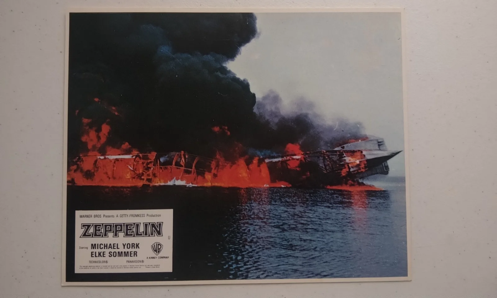 ZEPPELIN, SET OF 8 UK LOBBY CARDS, 1971, MICHAEL YORK.ELKE SOMMER, изображение 2