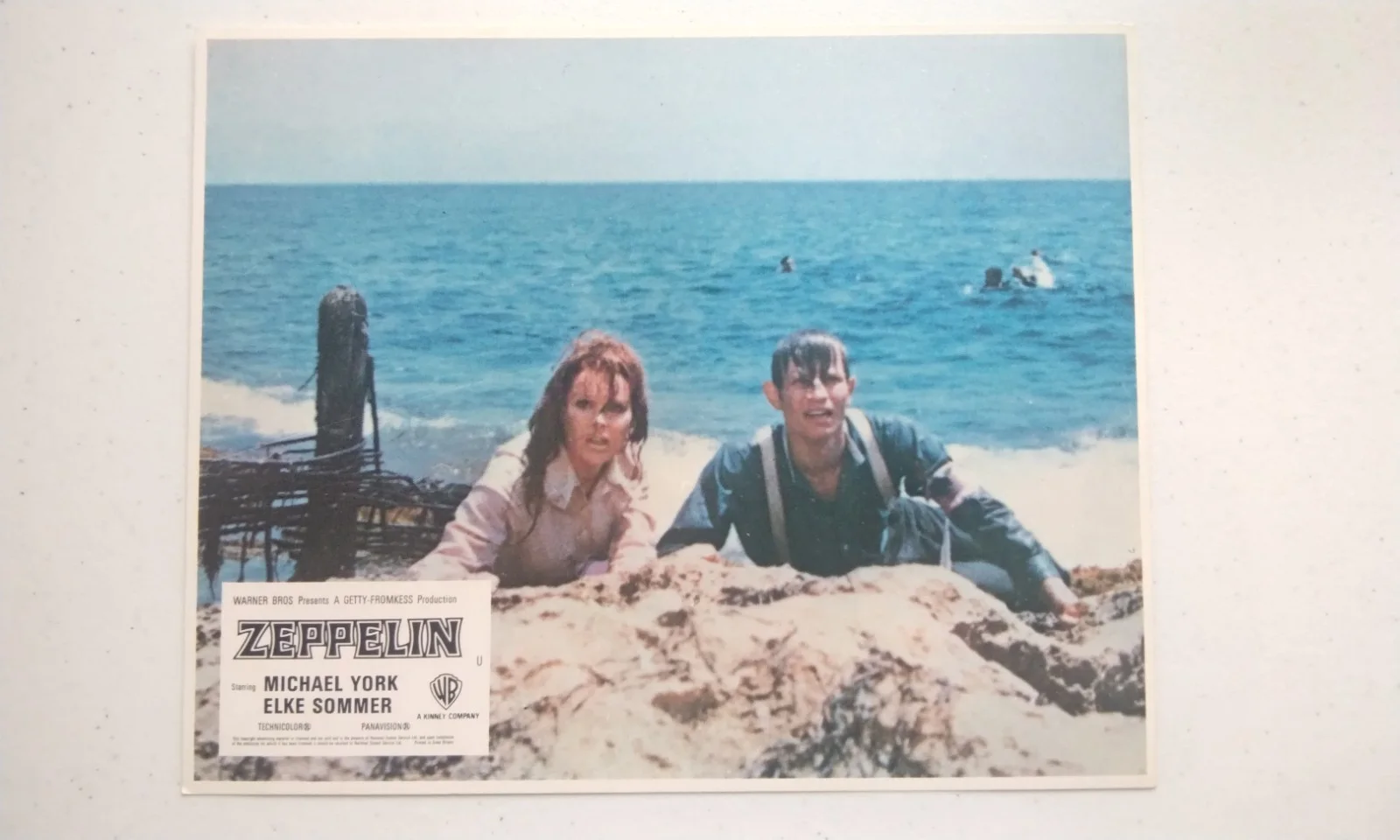 ZEPPELIN, SET OF 8 UK LOBBY CARDS, 1971, MICHAEL YORK.ELKE SOMMER, изображение 4