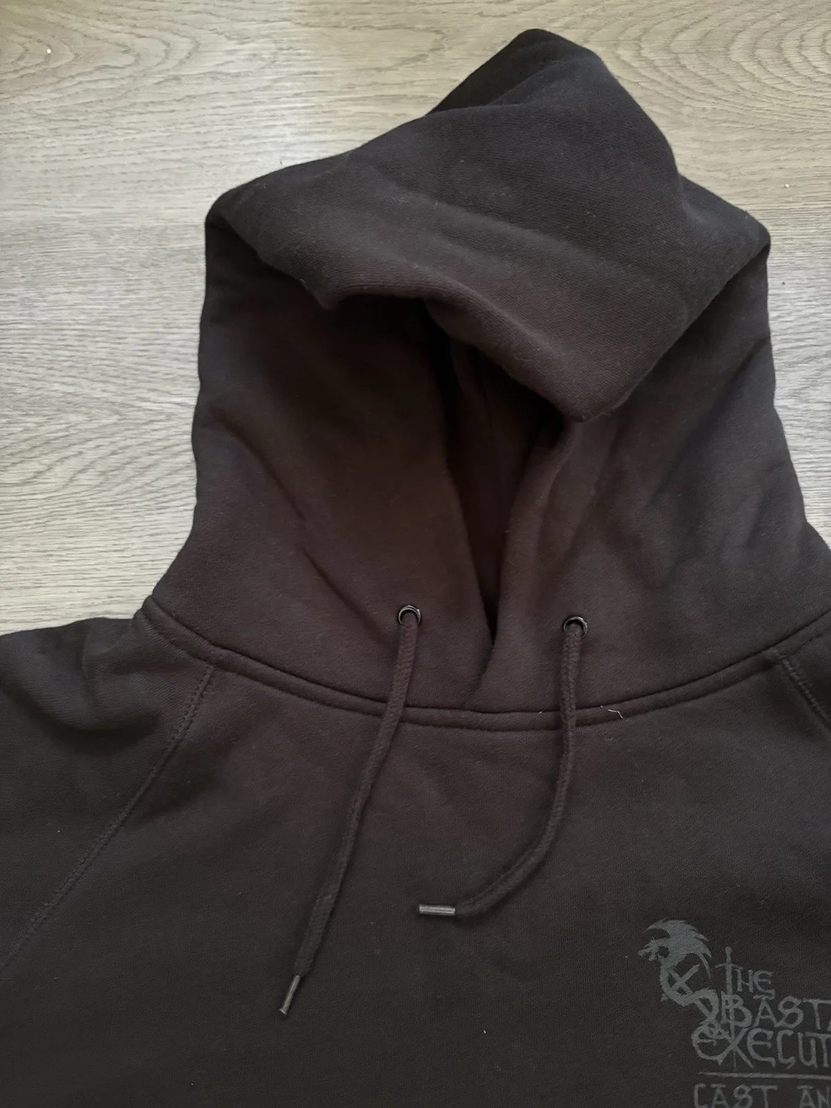 The Bastard Executioner Men’s Black Cast & Crew Hoodie - Size Large Oversized, image 3