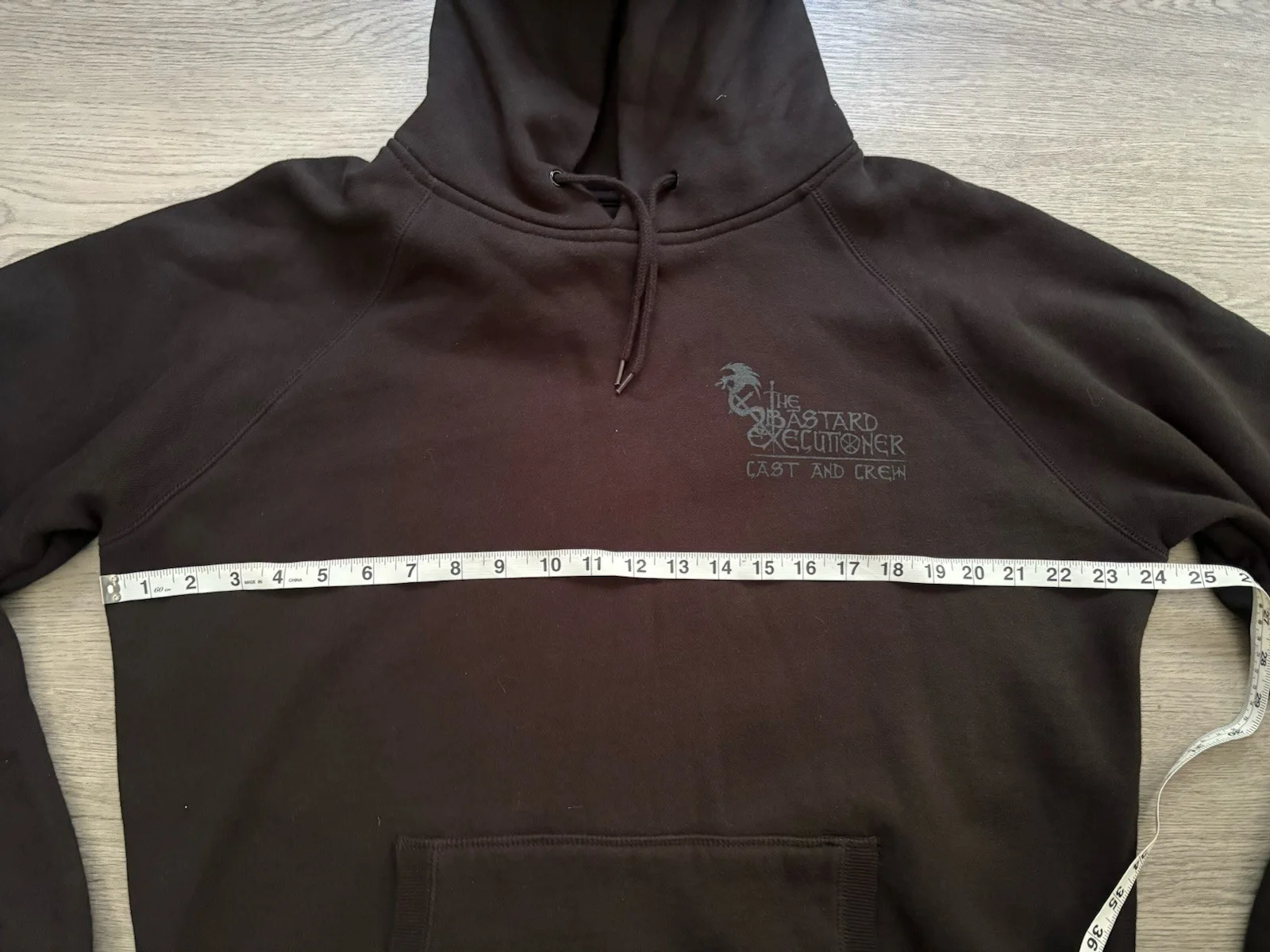The Bastard Executioner Men’s Black Cast & Crew Hoodie - Size Large Oversized, image 5