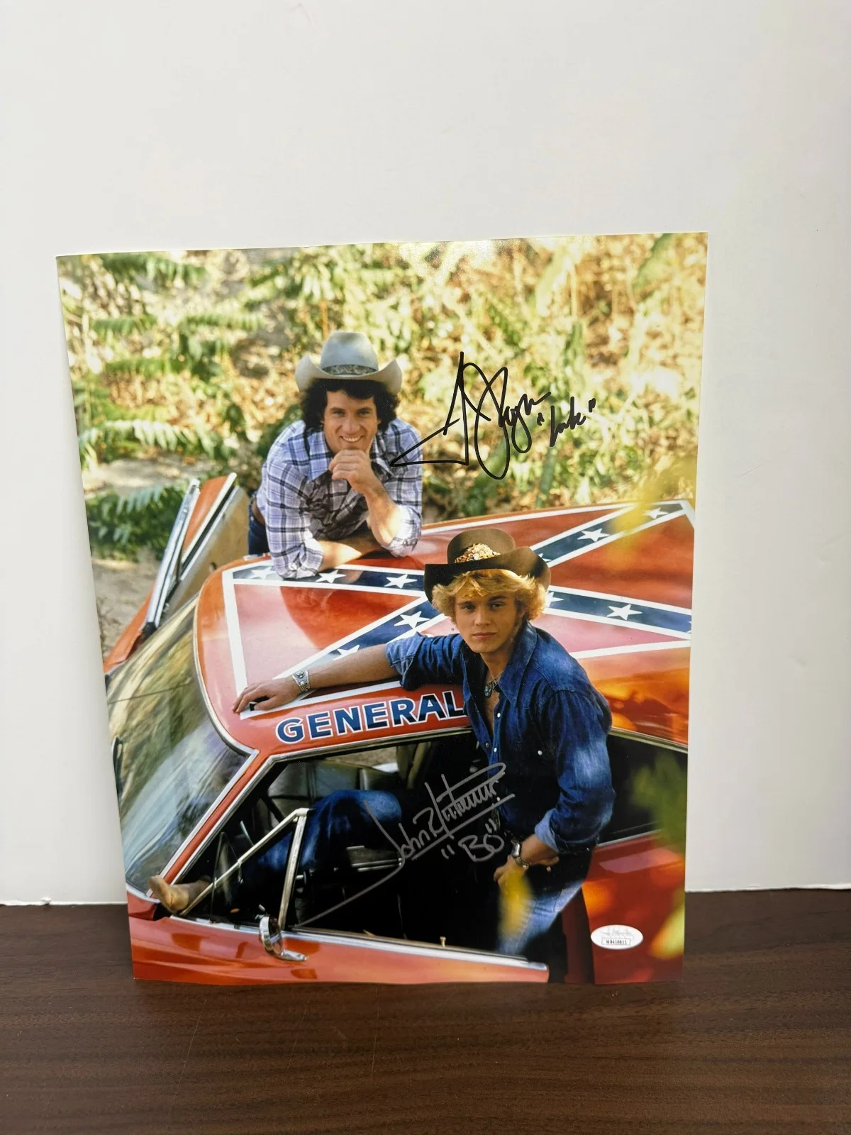 Catherine Bach, John Schneider, Tom Wopat — Catherine Bach John Schneider Tom Wopat Dukes Of Hazzard Signed Photos JSA Auth., image 2