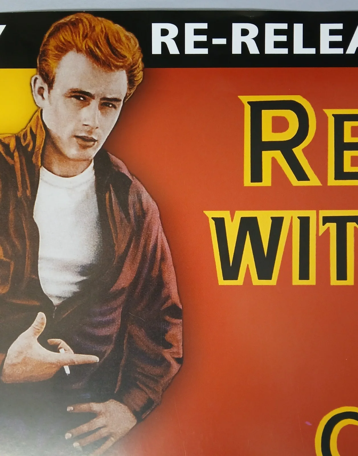 REBEL WITHOUT A CAUSE (1955, BFI RR2005) original UK quad poster - James Dean, image 4