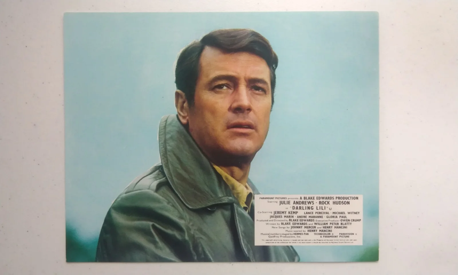 DARLING LILI, SET OF 8 UK LOBBY CARDS. ROCK HUDSON, JULIE ANDREWS., изображение 2