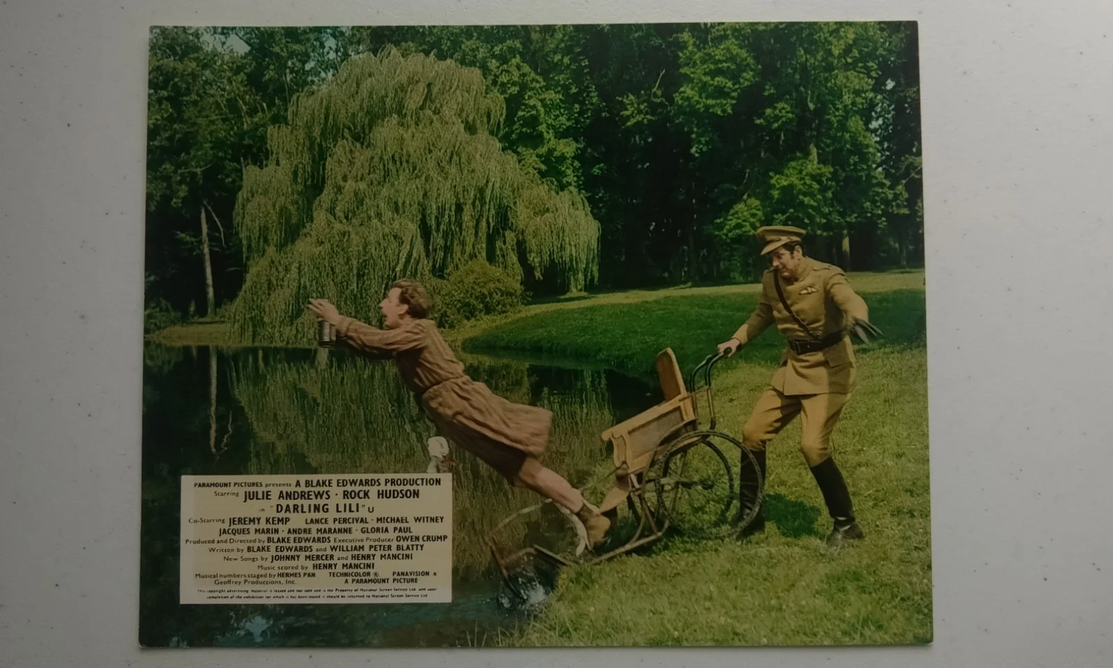 DARLING LILI, SET OF 8 UK LOBBY CARDS. ROCK HUDSON, JULIE ANDREWS., изображение 5