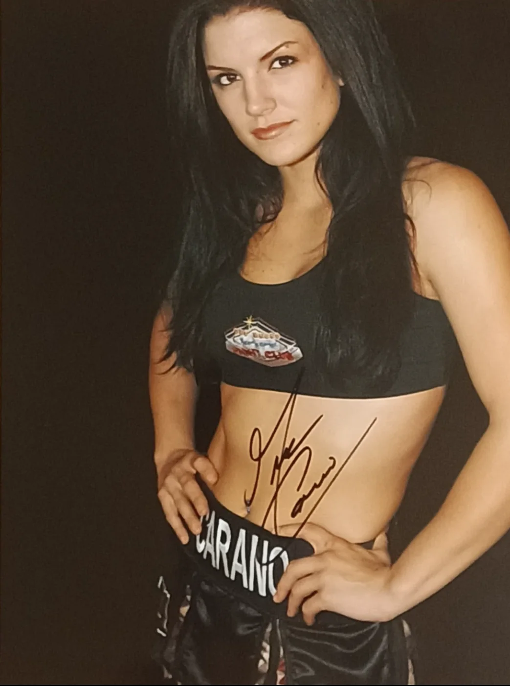 Gina Carano — Gina Carano Signed Auto 8.5x11 Sexy Mandalorian Rousey UFC MMA Star Wars MVP COA