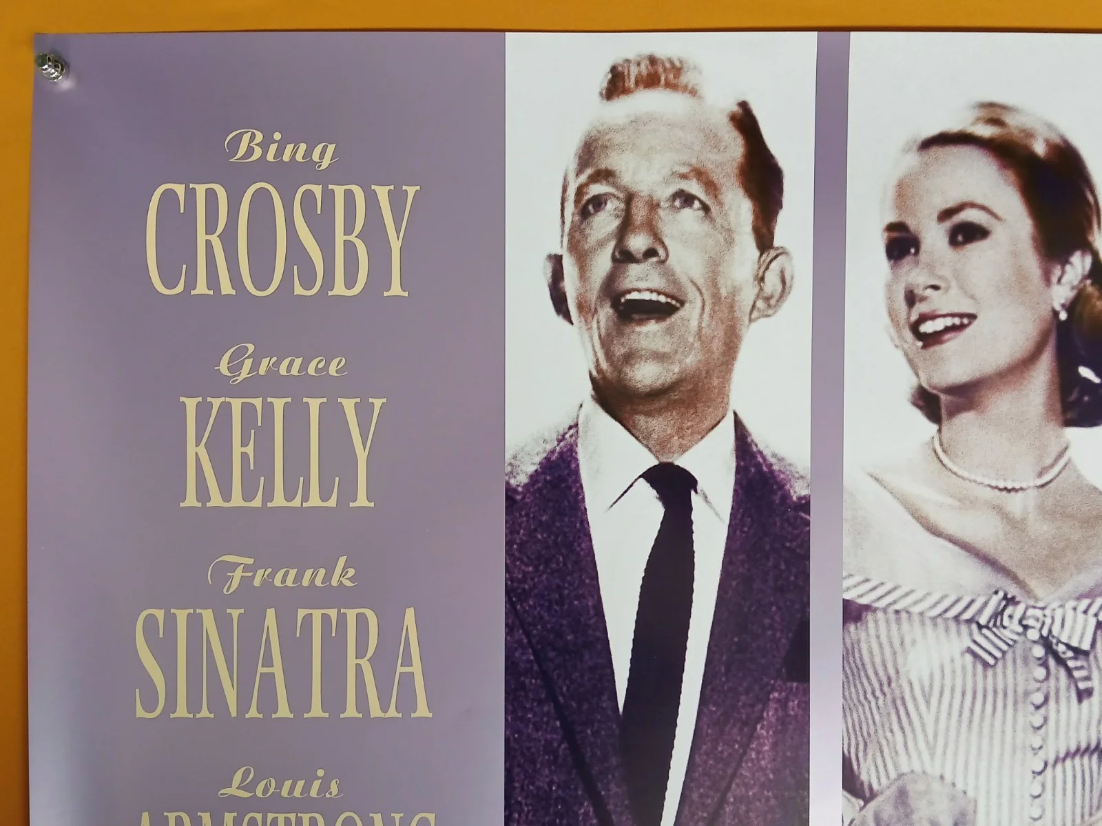 HIGH SOCIETY (1956, BFI RR2002) original UK quad poster - Crosby, Kelly, Sinatra, изображение 2