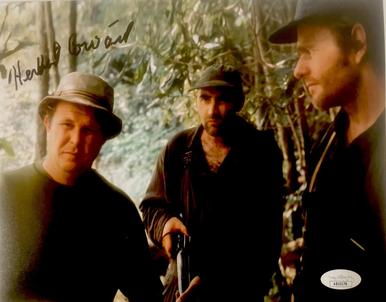 Herbert Coward — Deliverance” 8x10 Photo Signed By Herbert Cowboy Coward “The Toothless Man” JSA