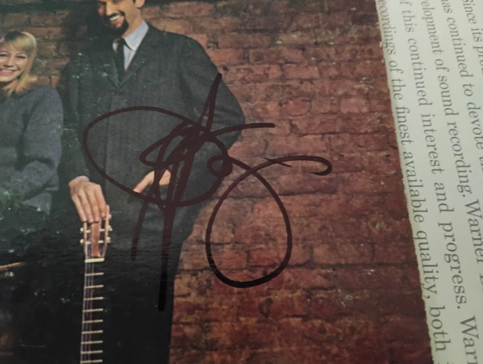 NOEL PAUL STOOKEY FOLK SINGER PETER PAUL & MARY SIGNED ALBUM VINYL RECORD RARE, изображение 2