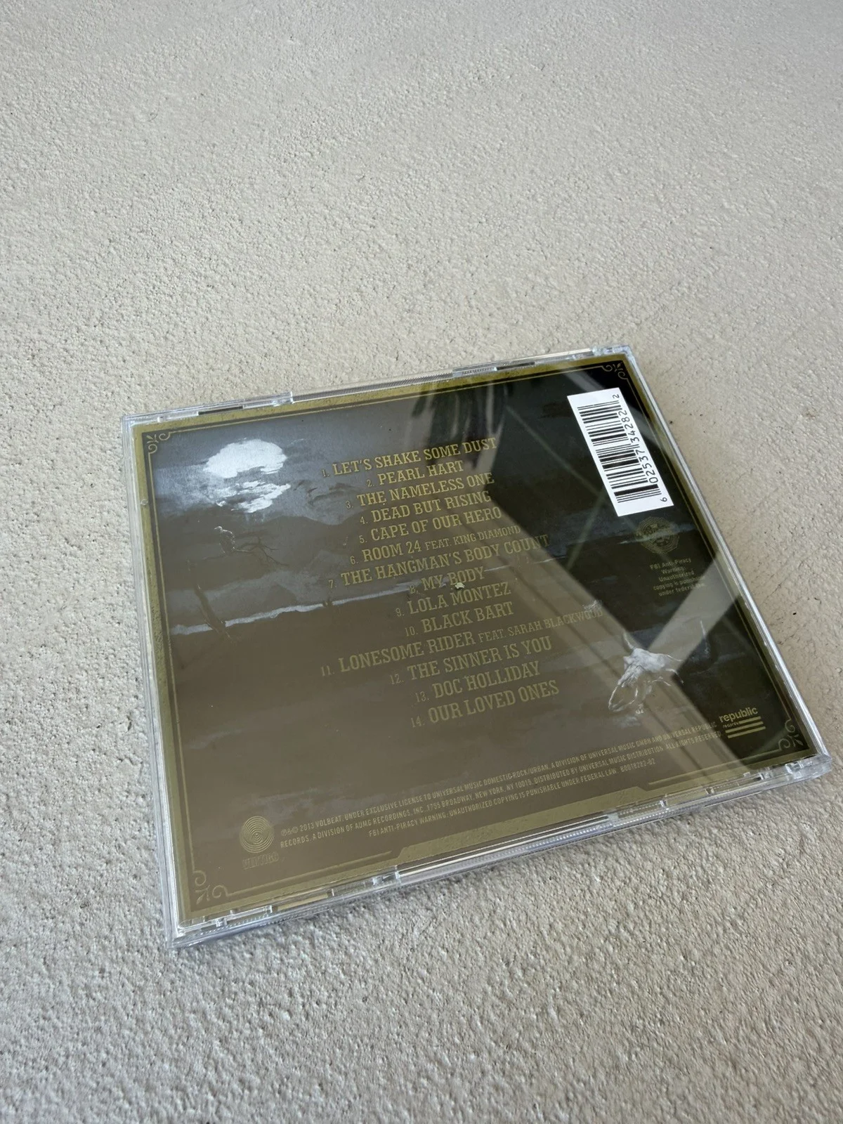 Volbeat Signed Outlaw Gentleman & Shady Ladies Cd Signed Volbeat CD, изображение 3