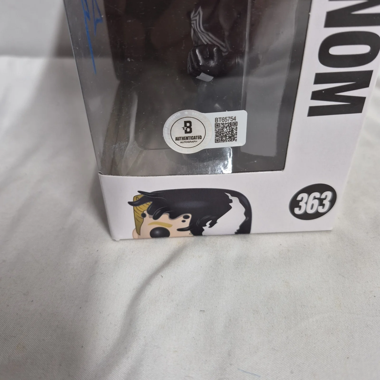 Topher Grace Signed Venom Funko Beckett, image 3