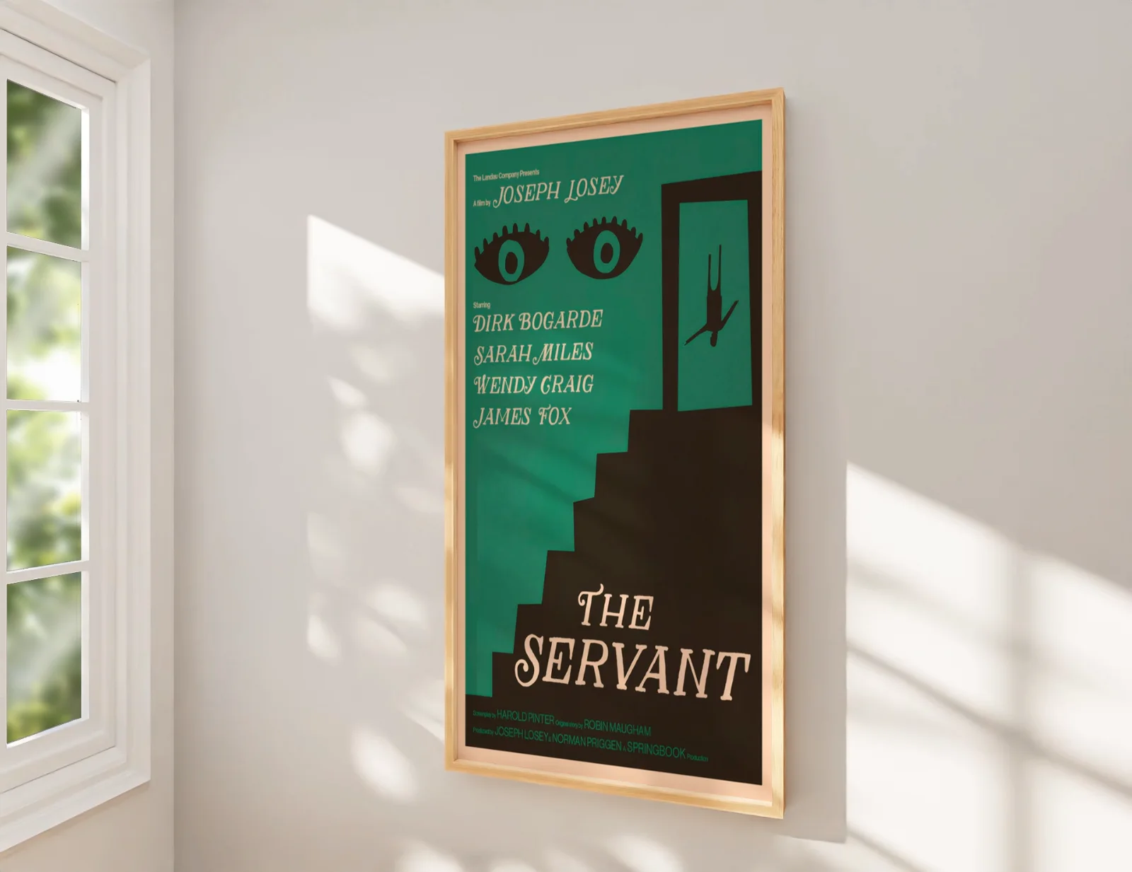 The Servant - 1963 Psychological Thriller Restored 27.2" x 41" US One Sheet, image 2
