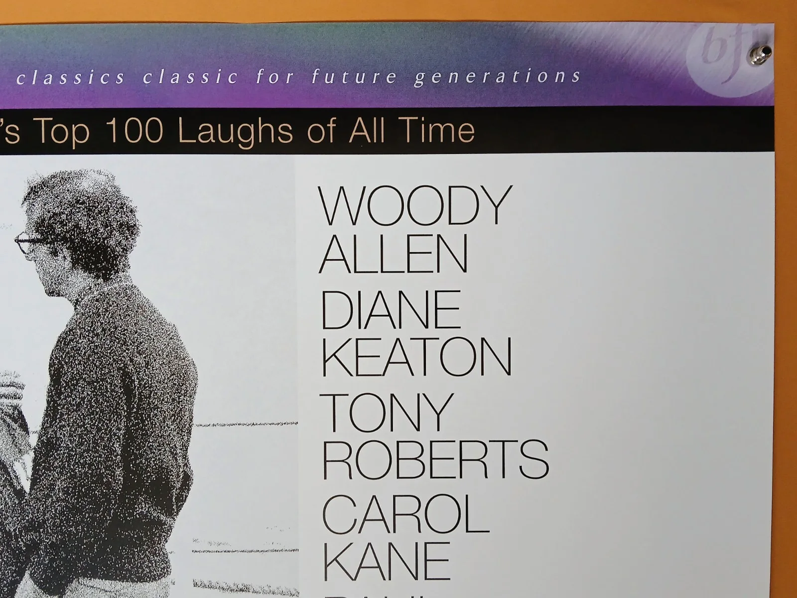 ANNIE HALL (1977,BFI RR2001) original UK quad poster - Woody Allen, Diane Keaton, изображение 3