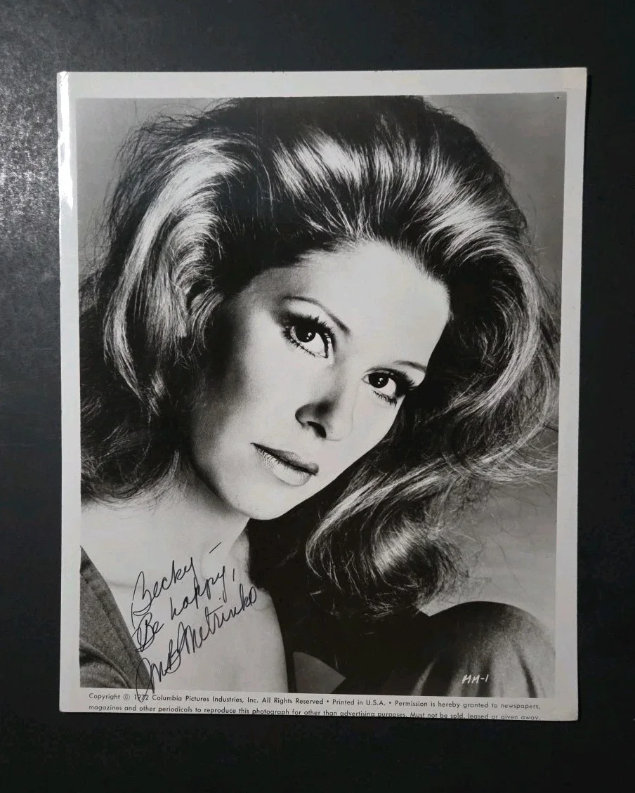 Marsha Metrinko — Vintage Marsha Metrinko Autographed Press Photo 1972 Joe Kidd Columbia Pictures