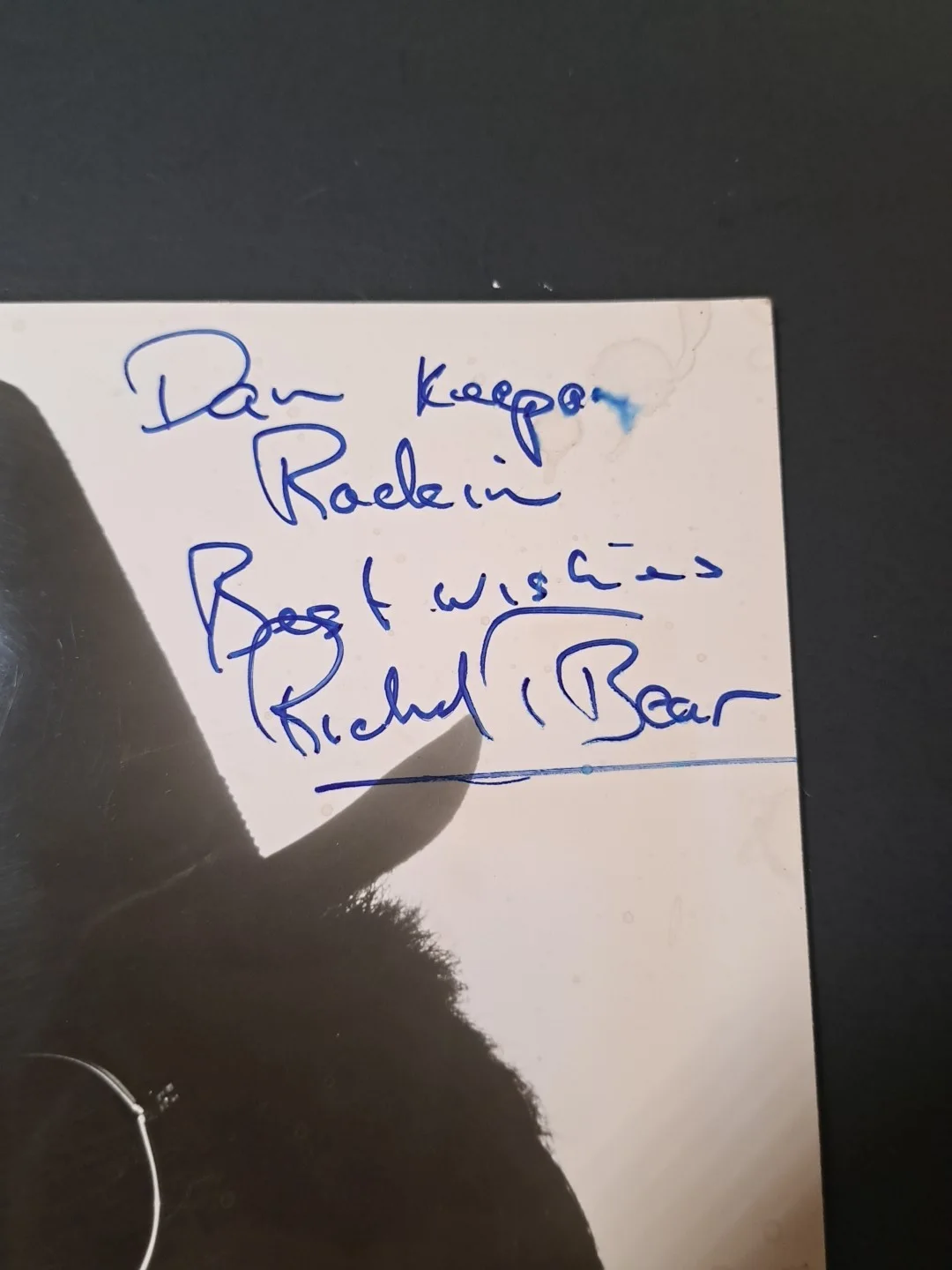 Richard T. Bear RCA Promo Photo Signed Autographed 8x10 Blues Rock Musician, изображение 3
