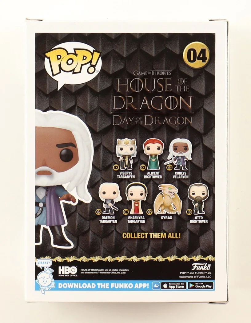 Steve Toussaint — STEVE TOUSSAINT SIGNED HOUSE OF THE DRAGON CORLYS VELARYON FUNKO POP AUTOGRAPH, изображение 4