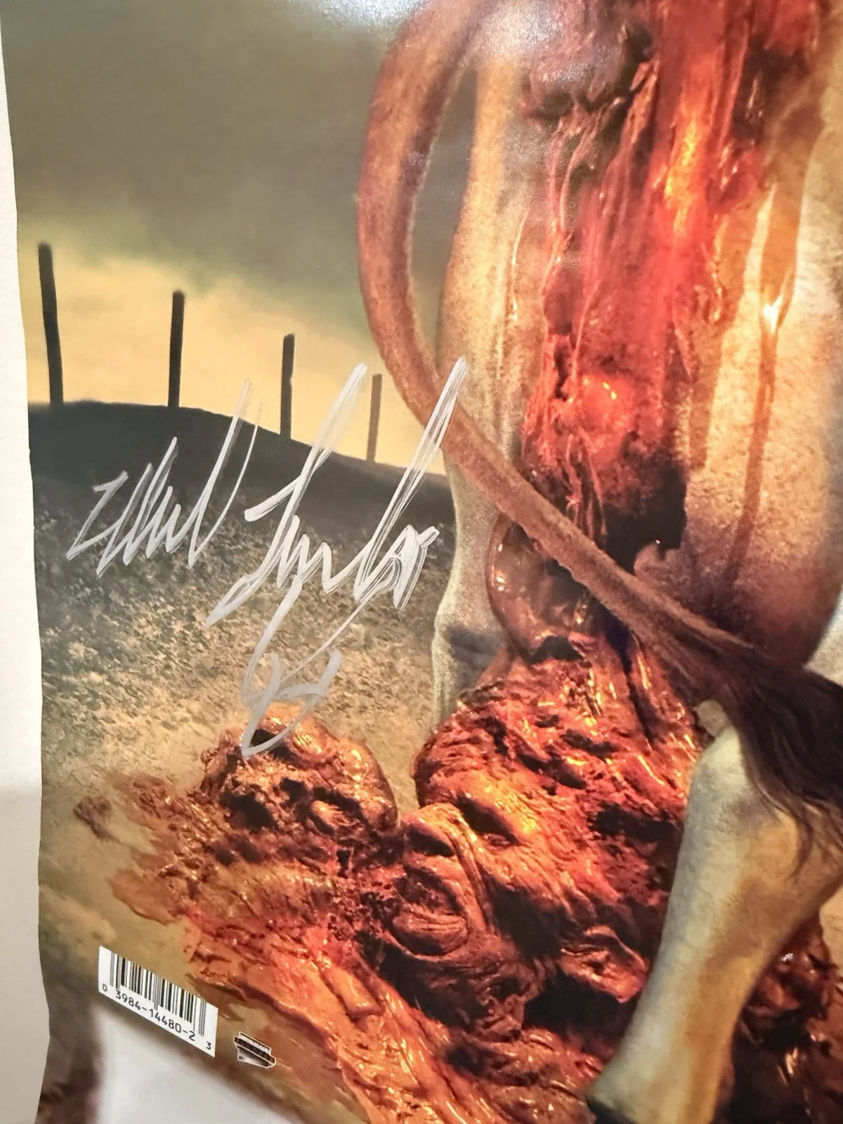 Cattle Decapitation 2004 “Humanure” Signed and Authenticated Poster JSA LOA, image 5