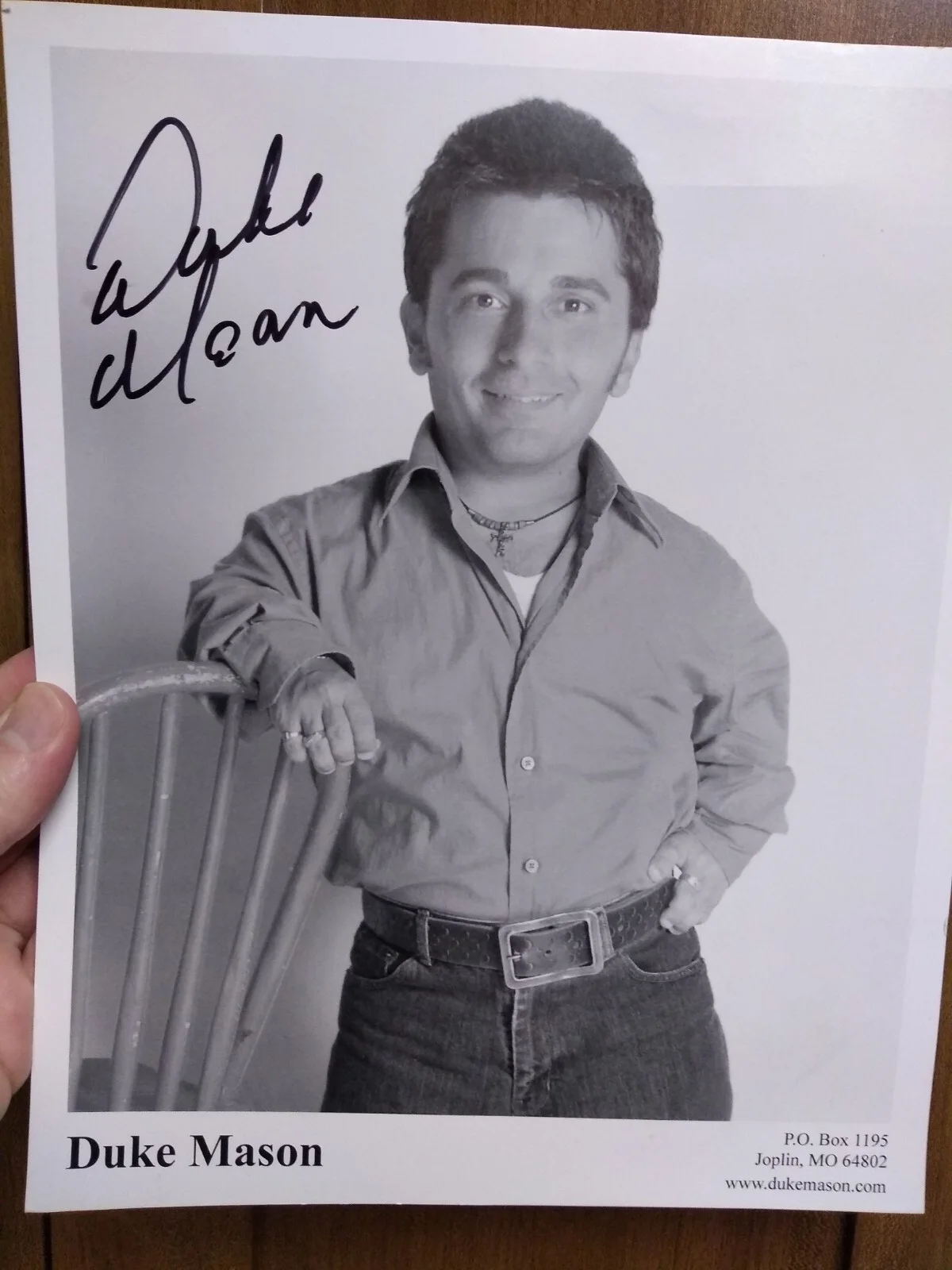 Lowell Mason Promo Photo & Duke Mason (1 signed autographed), image 5