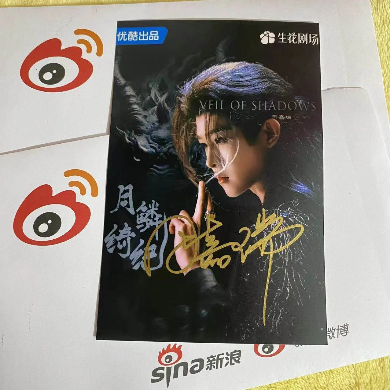 Veil of Shadows‌ 月鳞绮纪Ju Jingyi, Tian Jiarui, autographed photo, 6 inches 鞠婧祎 田嘉瑞, изображение 4