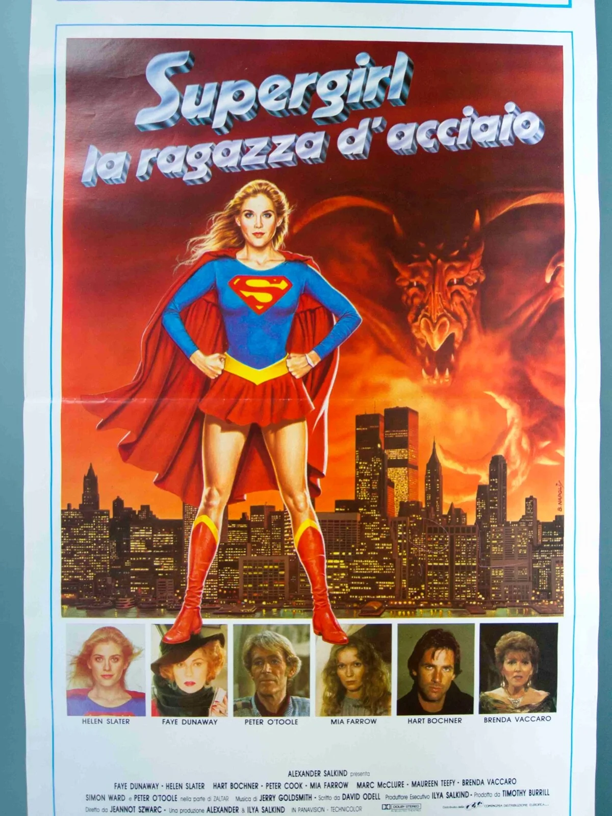 Supergirl 1984 - Original Vintage Film Poster, изображение 2