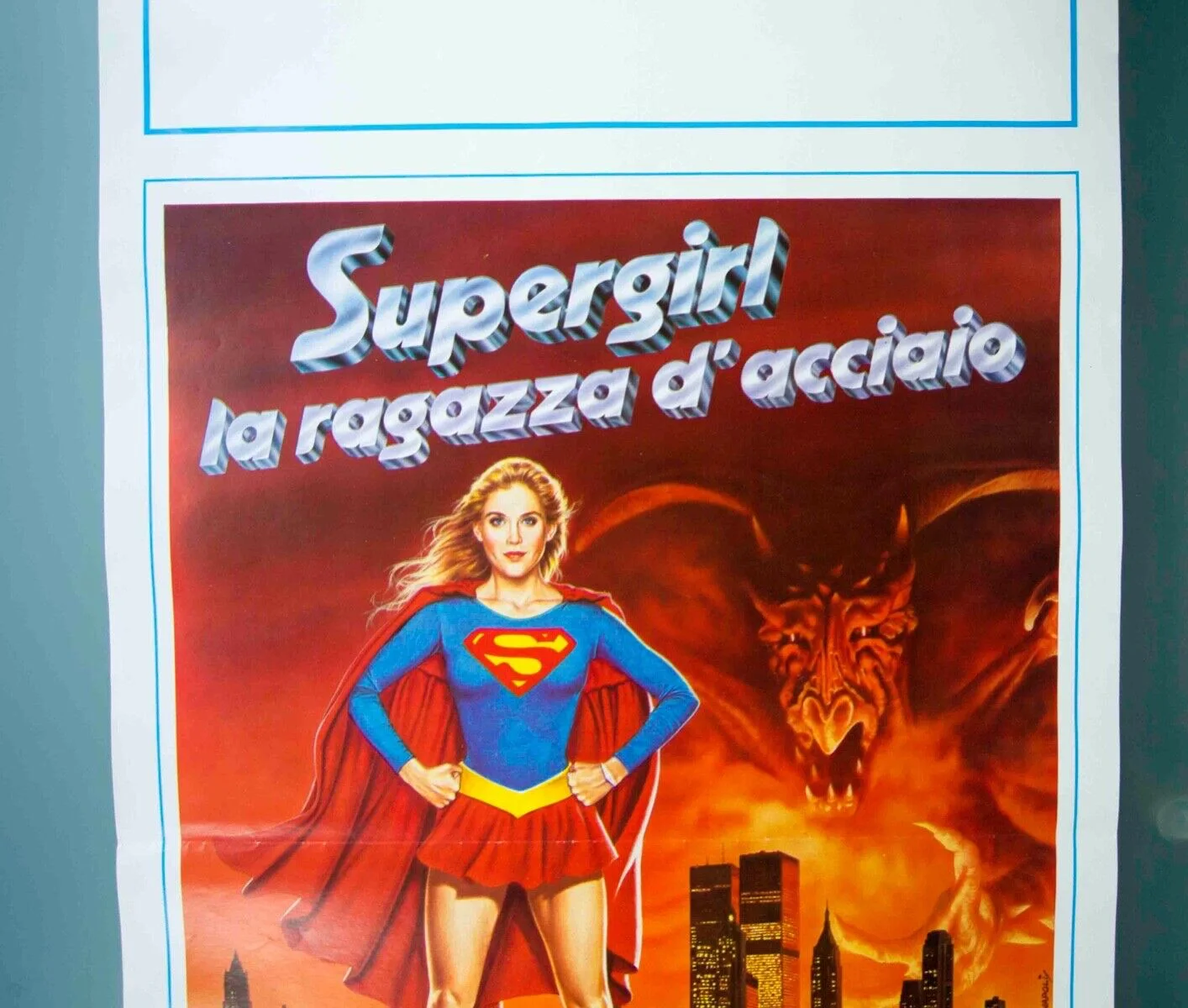 Supergirl 1984 - Original Vintage Film Poster, изображение 4