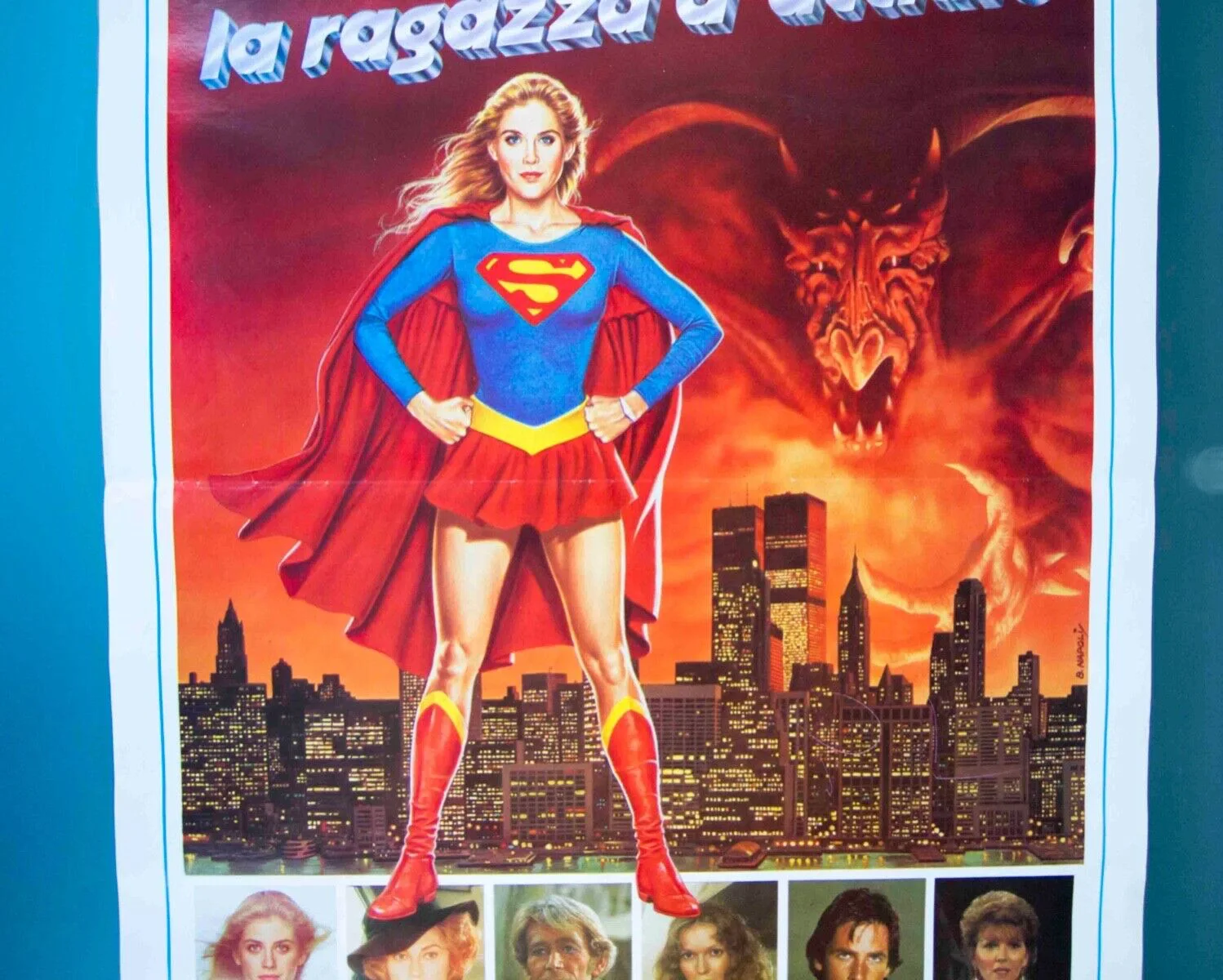 Supergirl 1984 - Original Vintage Film Poster, изображение 5