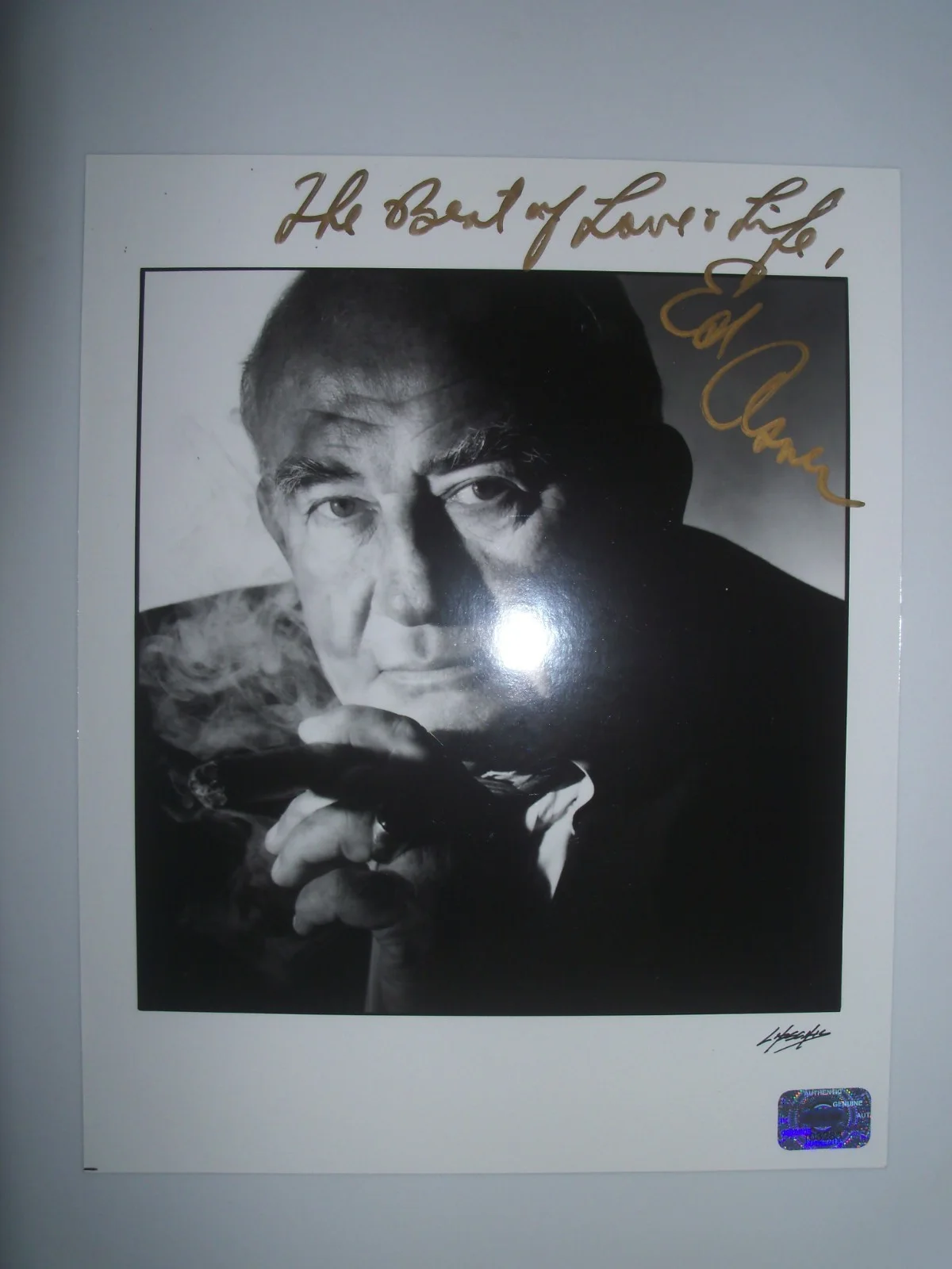 ED ASNER — ED ASNER Signed Autographed Photo 8X10 W/ Hologram/Serial #, изображение 2