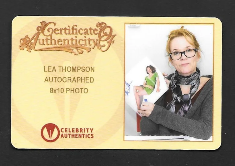 Lea Thompson — Lea Thompson Signed 8x10 Photo Back to the Future Howard The Duck Autograph COA, image 2