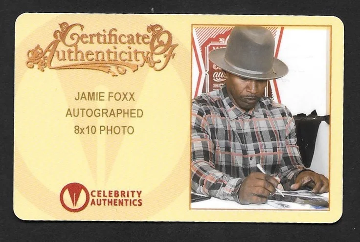 Jamie Foxx — Jamie Foxx Signed 8x10 Photo Electro Amazing Spider-Man Autograph COA Marvel, изображение 2