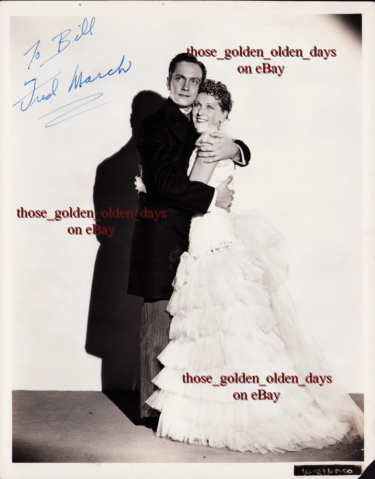 Fredric March — Fredric March (d. 1975) Autograph Signed Photo as Dr Jekyll 1931 Original Type 1