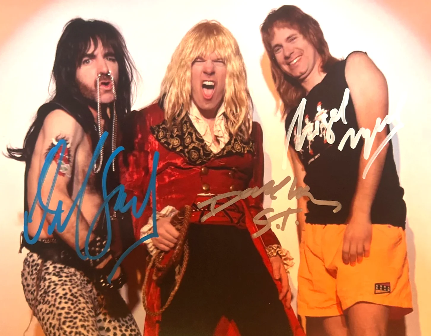 Michael Mckean, Christopher Guest, Harry Shearer — SPINAL TAP Signed (x3) 8x10 inch Authentic Original Autograph Signatures w/COA, image 3