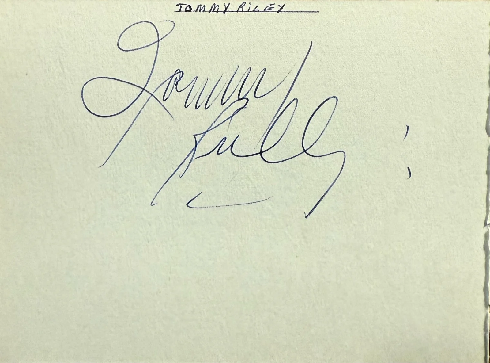 Betty Marsden, Tommy Reilly — BETTY MARSDEN & TOMMY REILLY Dual Signed Autographed 4"x 5" ALBUM PAGE CARRY ON, изображение 2