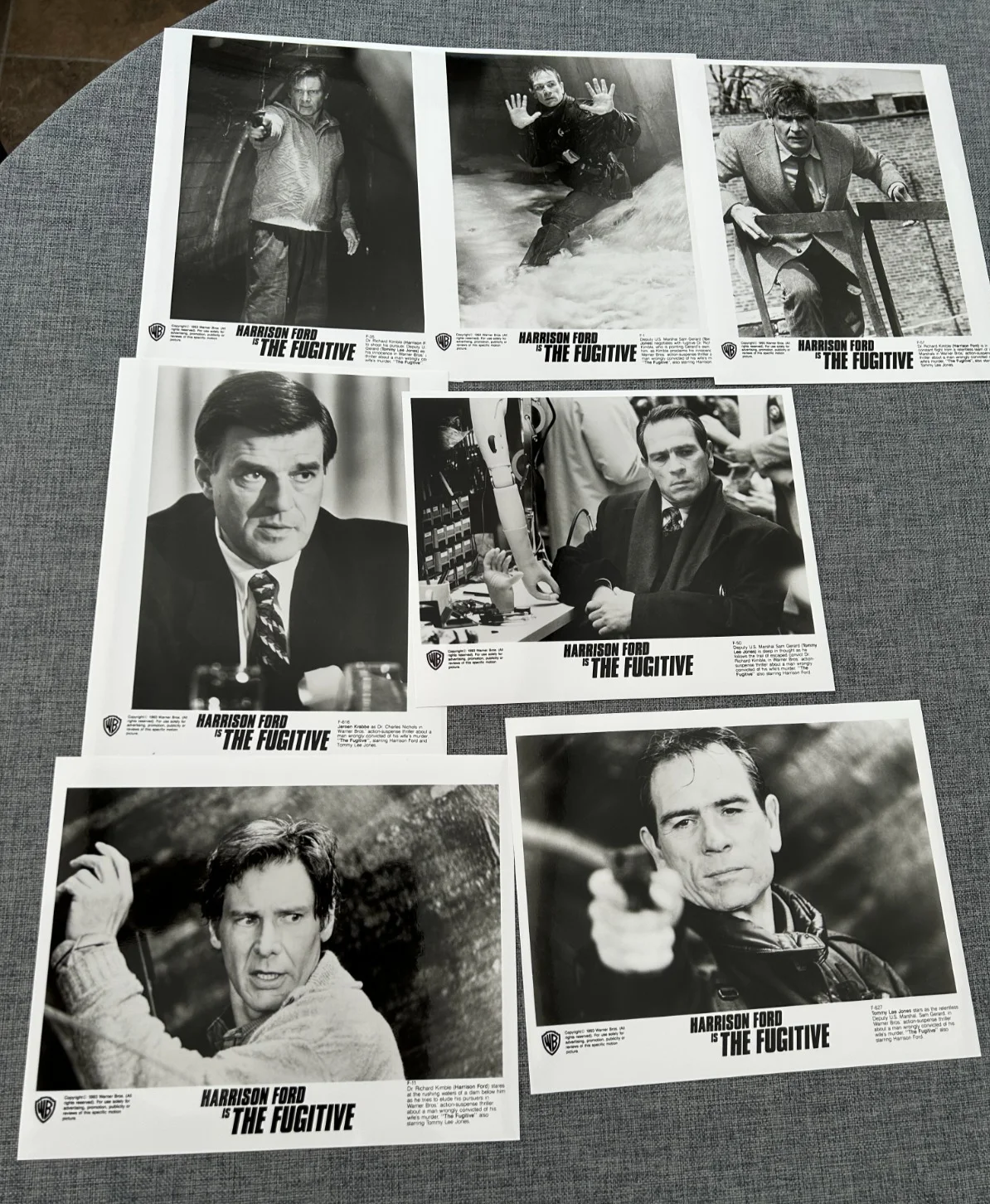 THE FUGITIVE 1993 VINTAGE PRESS KIT HARRISON FORD TOMMY LEE JONES, image 5