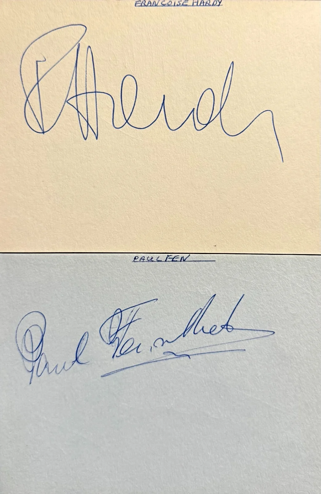 CHAD & JEREMY Signed Autographed 4x5 ALBUM PAGES "Yesterday's Gone" British Duo, image 4