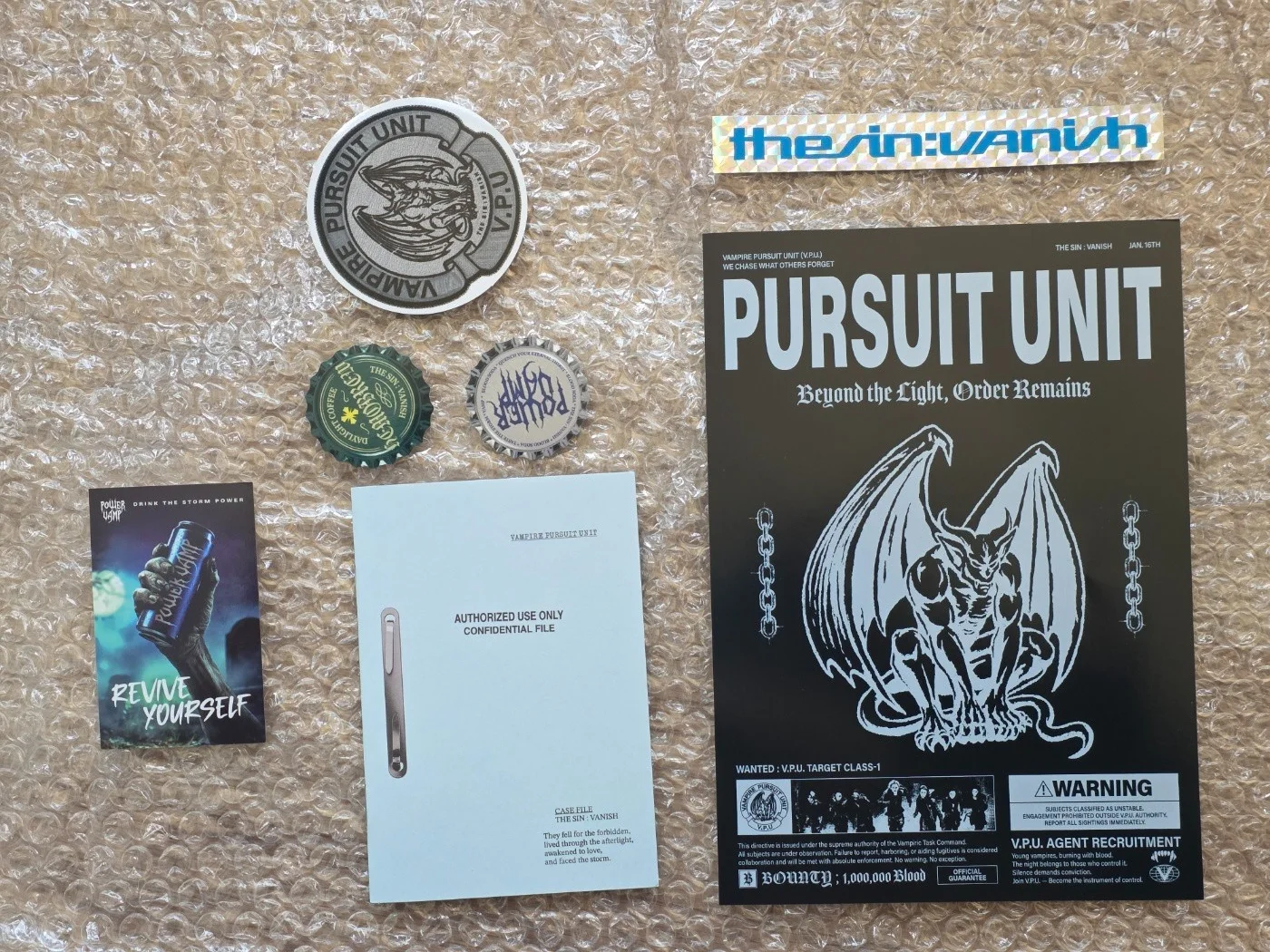 Enhypen En Hypen Promo Sticker THE SIN : VANISH Album Autographed Hand Signed, изображение 5