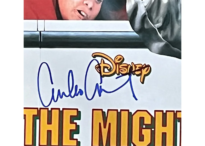 Emilio Estevez Signed The Mighty Ducks 11x17 Photo JSA, изображение 2