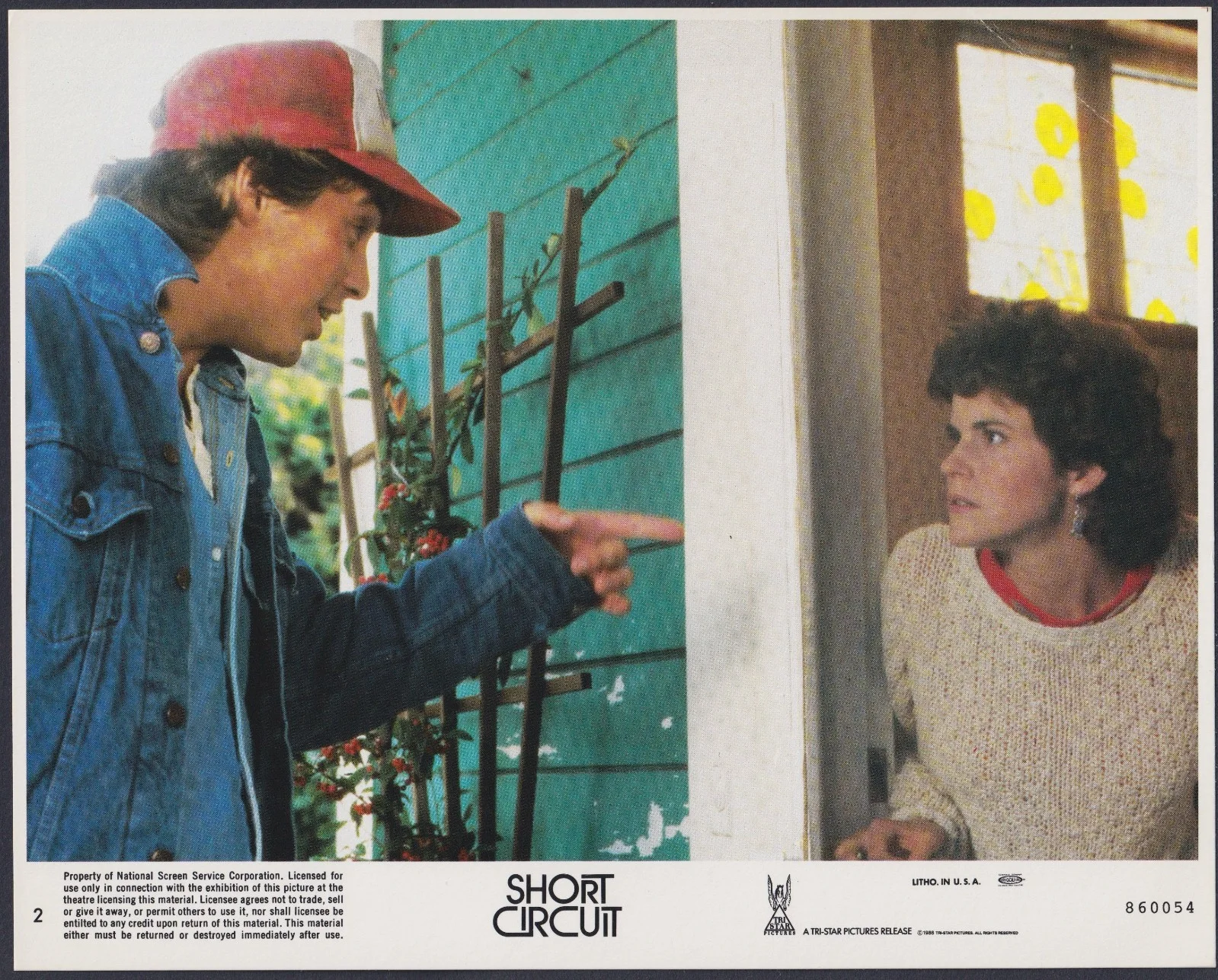 Short Circuit 8x Original UK FOH Lobby Cards Steve Guttenberg John Badham 1986, изображение 2