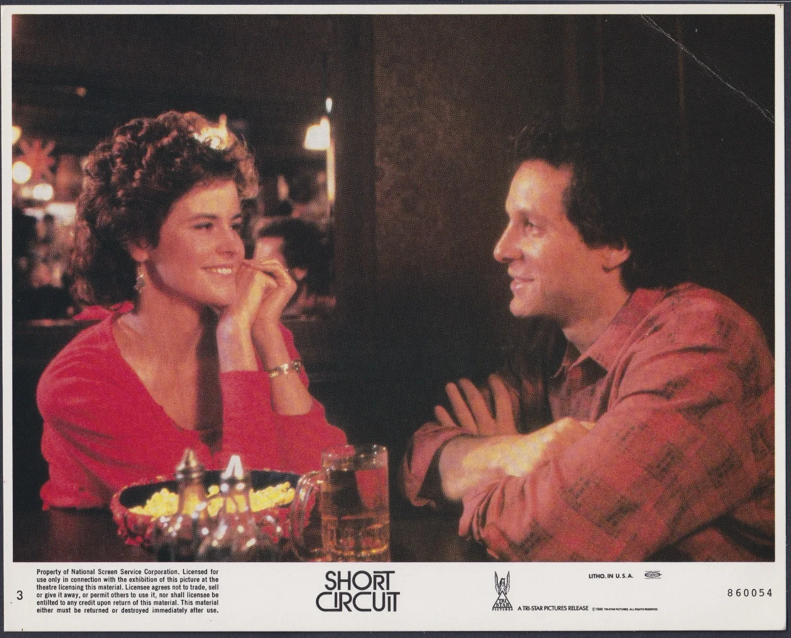 Short Circuit 8x Original UK FOH Lobby Cards Steve Guttenberg John Badham 1986, изображение 3