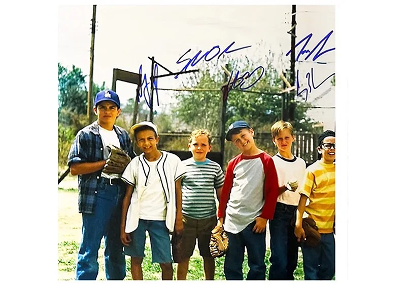 The Sandlot Movie Cast Signed 8 Signature Baseball 16x20 Photo Beckett, изображение 2