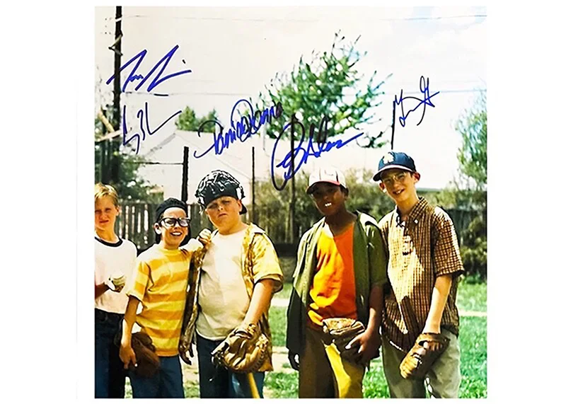The Sandlot Movie Cast Signed 8 Signature Baseball 16x20 Photo Beckett, изображение 3