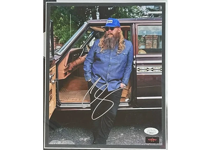 Chris Stapleton Signed 21x21 3D Light Up Framed Photo JSA, image 2