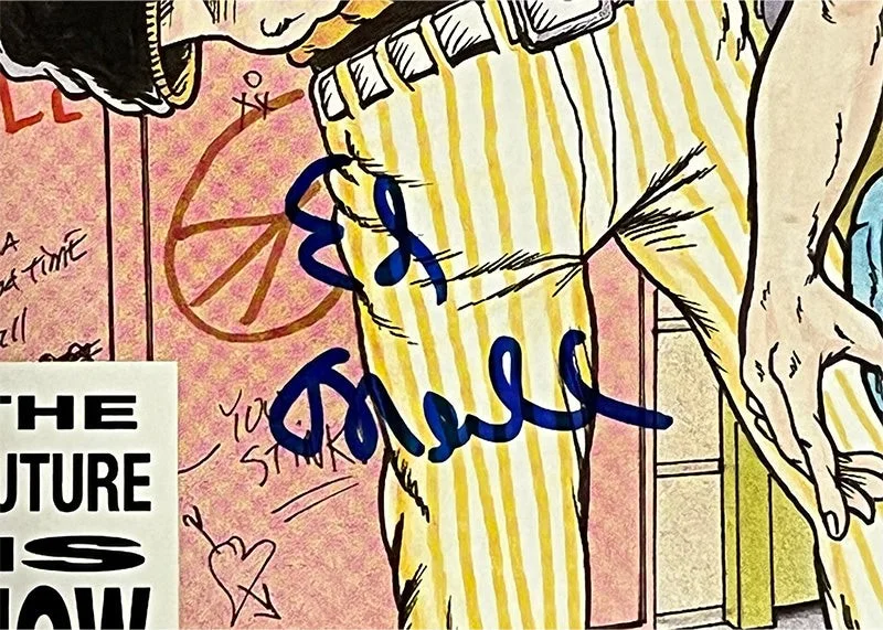 Ed O'neill Al Bundy Signed Married With Children Comic JSA, image 2
