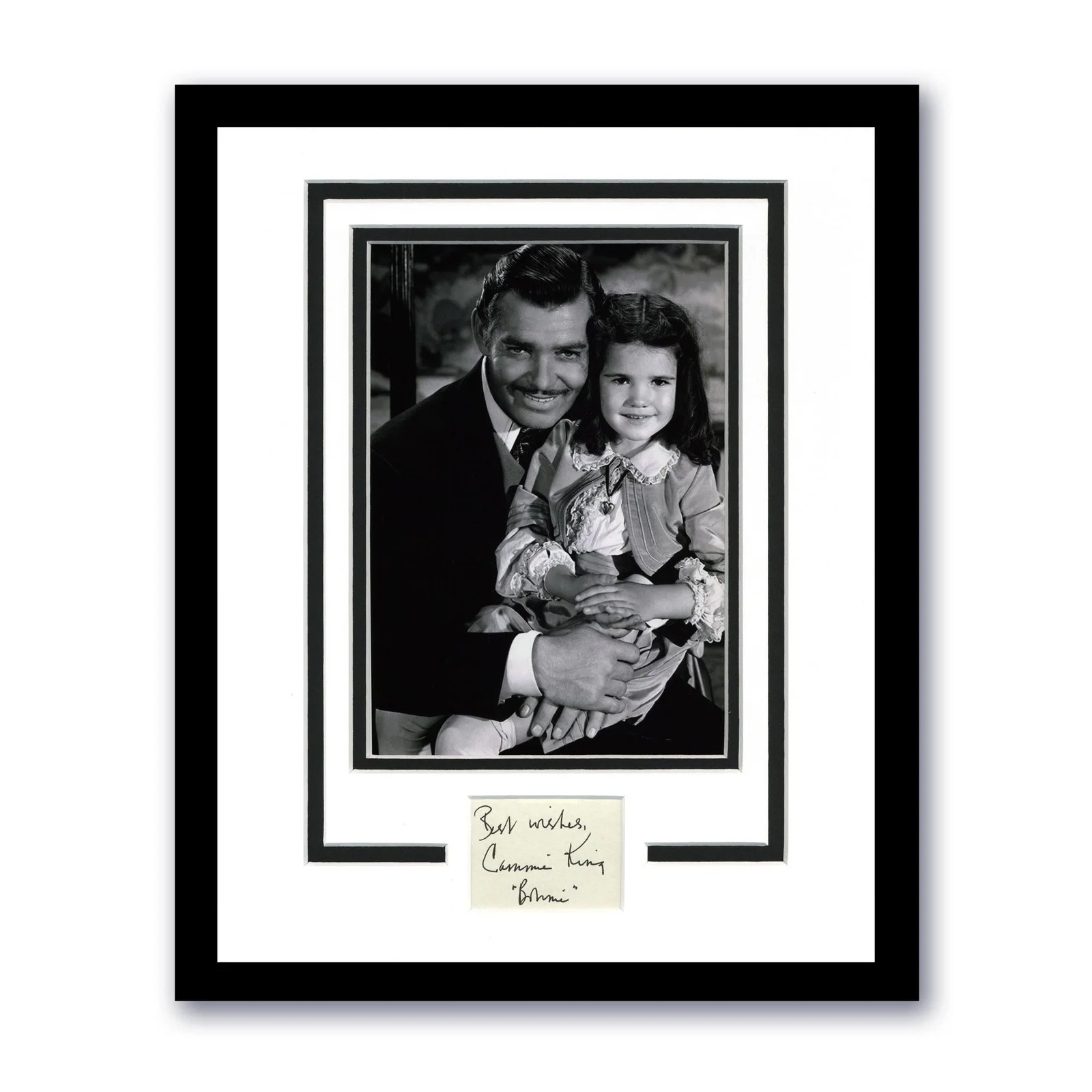 Cammie King — Cammie King "Gone with the Wind" AUTOGRAPH Signed Framed 11x14 Display ACOA
