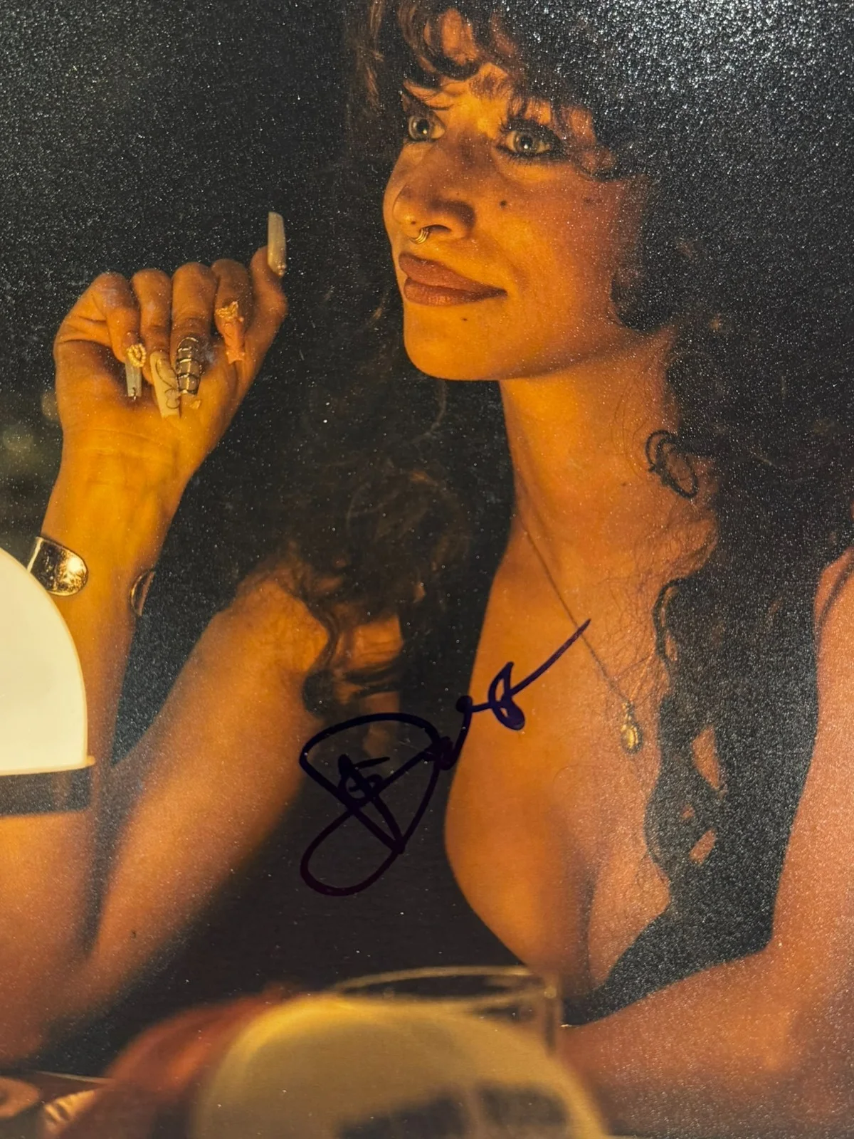 ODESSA A'ZION SIGNED 11X14 PHOTO AUTO SEXY GREAT ACTRESS BECKETT BAS COA, изображение 3