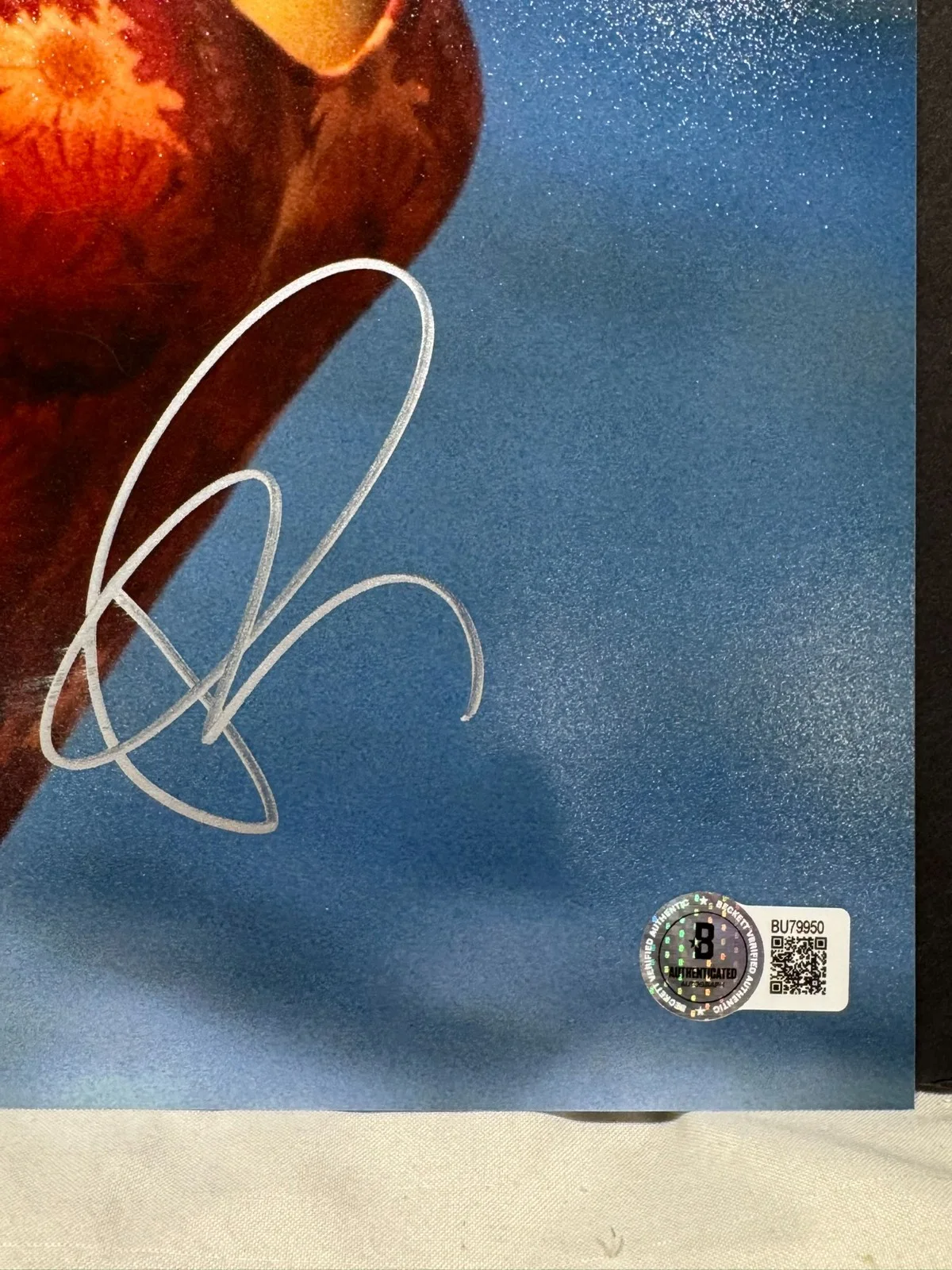PAMELA ANDERSON SIGNED 11X14 BAYWATCH SWIMSUIT PHOTO SEXY BEAUTIFUL AUTO BAS COA, изображение 2