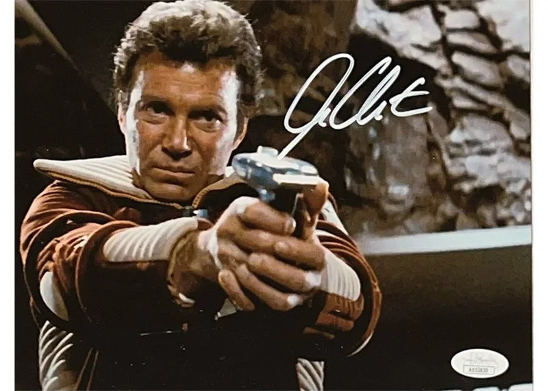 William Shatner Signed Star Trek 14x16 Framed Photo Captain Kirk JSA, изображение 2