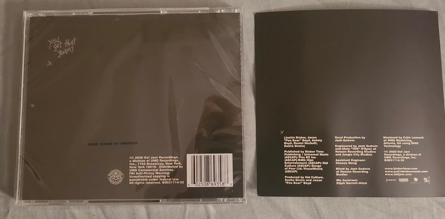 Justin Bieber Yummy CD Single + Hand SIGNED Insert, image 4