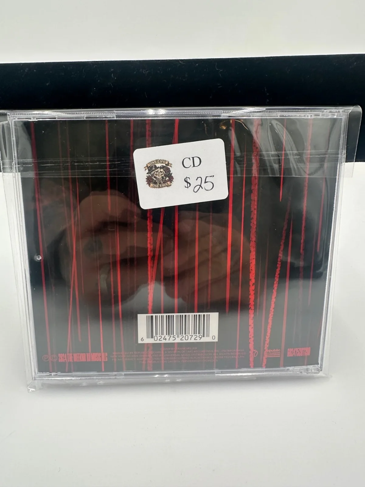 The Weeknd Signed CD Autographed New Hurry Up Tomorrow, image 2