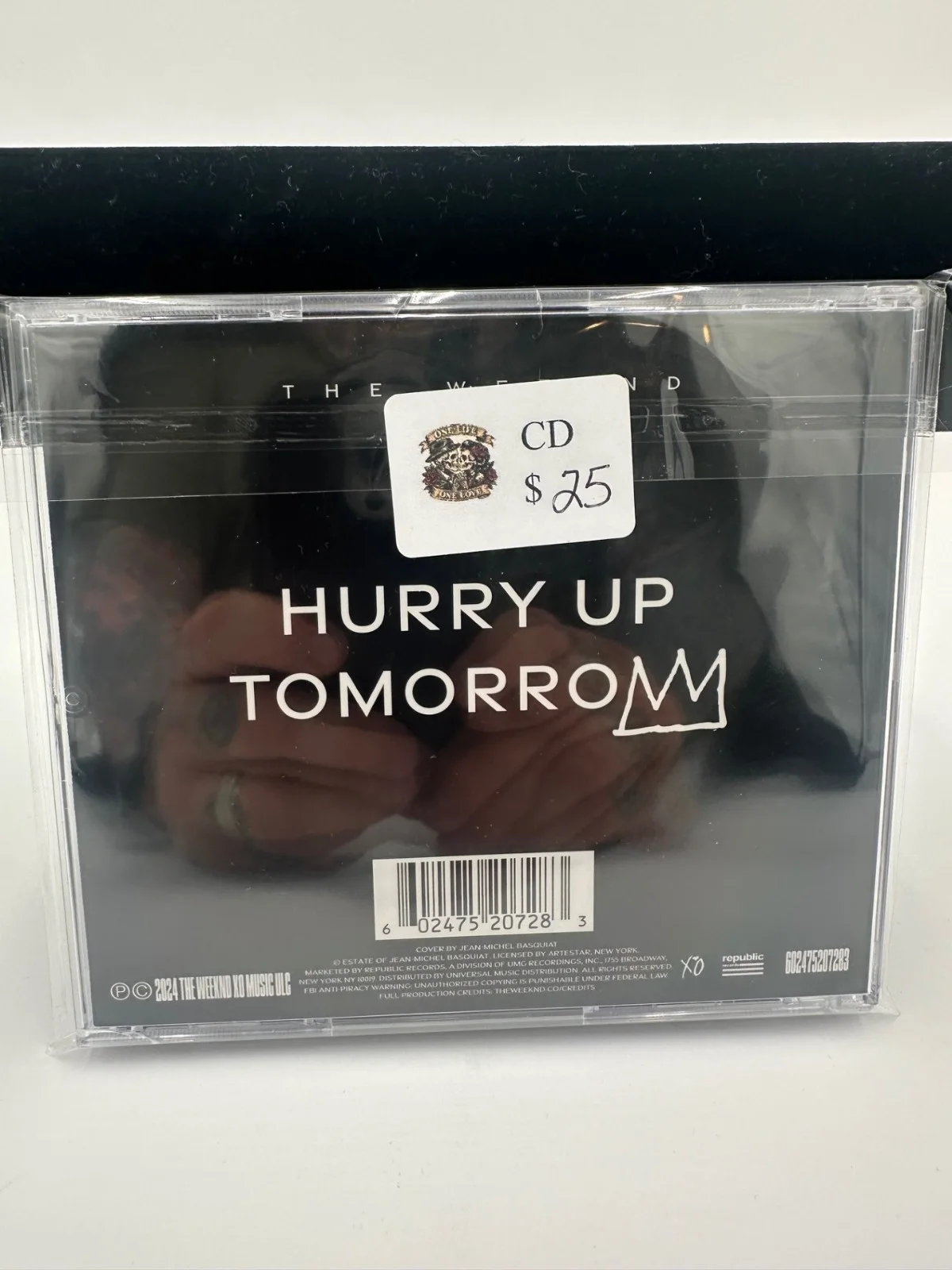 The Weeknd Hurry Up Tomorrow Signed CD Autographed New Sealed, image 2